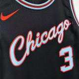 2026 Bulls GIDDEY #3 Black NBA Jerseys