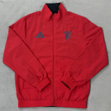 2026 M Utd Red And Black Reversible Windbreaker 双面