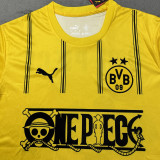 2025/26 BVB x ONE PIECE Yellow Fans Soccer Jersey
