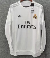 2015-2016 RMA Home Long Sleeve Retro Soccer Jersey (长袖)