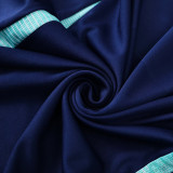 2025 Flamengo Sapphire Blue Vest Training Jersey(A Set)