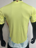 2024/25 Spain Away Yellow Player Version Soccer Jersey