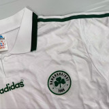 1995/1996 Panathinaikos Away White Retro Soccer Jersey
