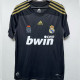 2009/10 RM Away Black Retro Fans Soccer Jersey