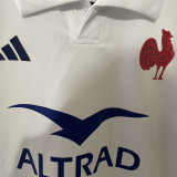 2024/25 France Away White Rugby Jersey 法国