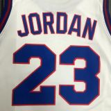 JORDAN # 23 Tune Squad Concept White NBA Jerseys Hot Pressed
