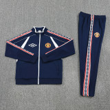 2025/26 M Utd Sapphire Blue Jacket Tracksuit
