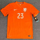 2014 NL Home Orange Retro Soccer Jersey