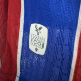 2025/26 Crystal Palace Home Player Version Soccer Jersey