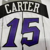 1998/99 Toronto Raptors CARTER #15 White Mitchell Ness Retro Jerseys 刺绣