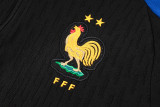 2025 France Black Sweater Tracksuit