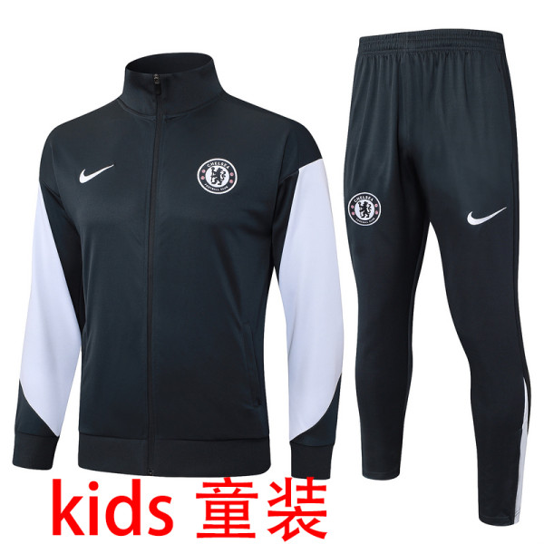 2025/26 CFC Dark Grey Kids Jacket Tracksuit