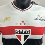 2025/26 Sao Paulo Home White Player Version Soccer Jersey
