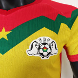 2025/26 Burkina Faso Yellow Player Version Soccer Jersey