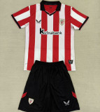 2025/26 Bilbao AT Home Kids Soccer Jersey