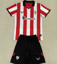 2025/26 Bilbao AT Home Kids Soccer Jersey