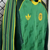 2025 Celtic Green Retro Style Long Sleeve Soccer Jersey