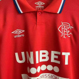 2025/26 Glasgow Rangers Third Red Fans Soccer Jersey