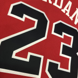 Bulls Jordan #23 Red NBA Jerseys Hot Pressed