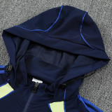 2026 Boca Sapphire Blue Windbreaker Jacket  蓝三边（A Set）
