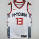 2020 Rockets HARDEN #13 White City Edition NBA Jerseys