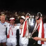 1987/88 PSV Away White Retro Soccer Jersey