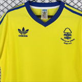 1977/1980 Nottingham Away Yellow Retro Soccer Jersey