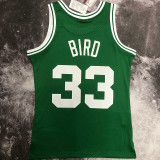 Celtics BLRD #33 Green Retro NBA Jerseys 热压