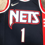 Nets BRIDGES #1 Black City Edition NBA Jerseys