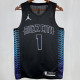 2018 Hornets BALL #1 Black City Edition NBA Jerseys
