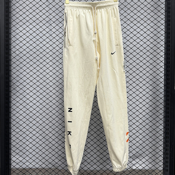 2025 Nk~ Off-White Pure Cotton Sports Trousers Zipper style