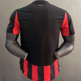 2025/26 AC Milan Home Player Version Soccer Jersey