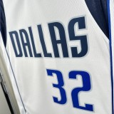 Mavericks FLAGG #32 White City Edition NBA Jersey