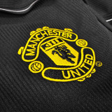 1998/99 M Utd Black Retro Soccer Jersey