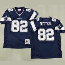 WITTEN #82 Men's Dallas Cowboys Retro NFL Jersey 牛仔