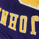 JOHNSON # 32 Lakers Purple Mitchell Ness Retro Jerseys