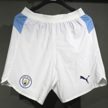 2025/26 Man City Home White Player Version Shorts Pants (A+球员版)