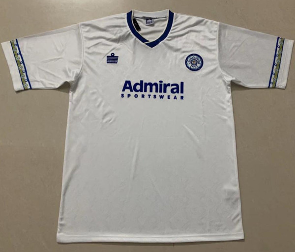 1992/93 Leeds United Home White Retro Soccer Jersey