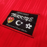 1990 Turkey Away Red Retro Retro Jersey