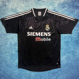 2004/05 RM Away Black Retro Soccer Jersey