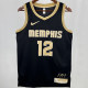 2025 Mavericks  MORANT #12  Black Honor Edition NBA Jerseys