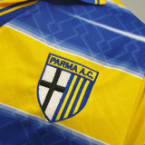 1998/99 Parma Home Yellow Retro Soccer Jersey