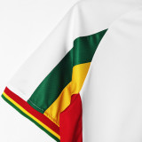 2002 Senegal Away White Retro Soccer Jersey