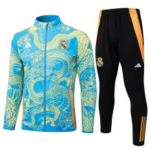 2025 RM  Light Blue Jacket Tracksuit （喷墨龙）