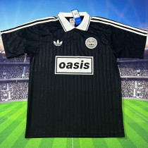 2025/26 AD x oasis #25 Black Retro Style Fans Soccer Jersey (Have No.25 带号码）