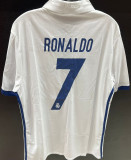 2016/17 RM White Home Retro Long Sleeve Soccer Jersey