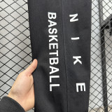 2025 Nk~ Black Pure Cotton Sports Trousers Zipper style