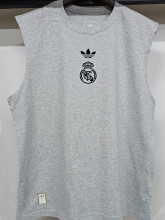 2025/26 RM Grey Pure Cotton Vest Jersey