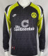 1995/96 BVB Away Black Long Sleeve Retro Jersey