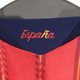 2026/27 Spain Home Red Player Version Soccer Jersey